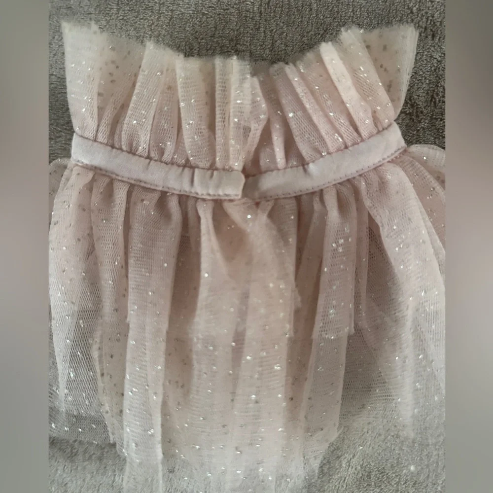 Tutu Du Munde Bebé “Las Vegas” Cape Neck Choker in Rosehip Pink | 18-24 M